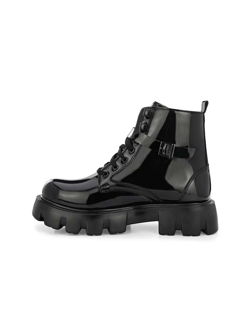 Buy Eego Italy Men Lace-Up High-Top Chunky Boots - Boots for Men  