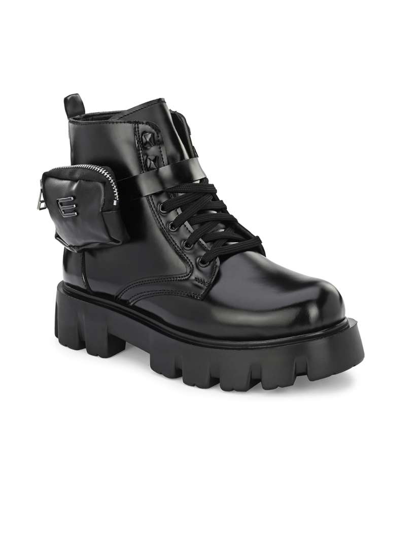Buy Eego Italy Men Heeled High Top Chunky Boots Boots for Men 23032408 Myntra
