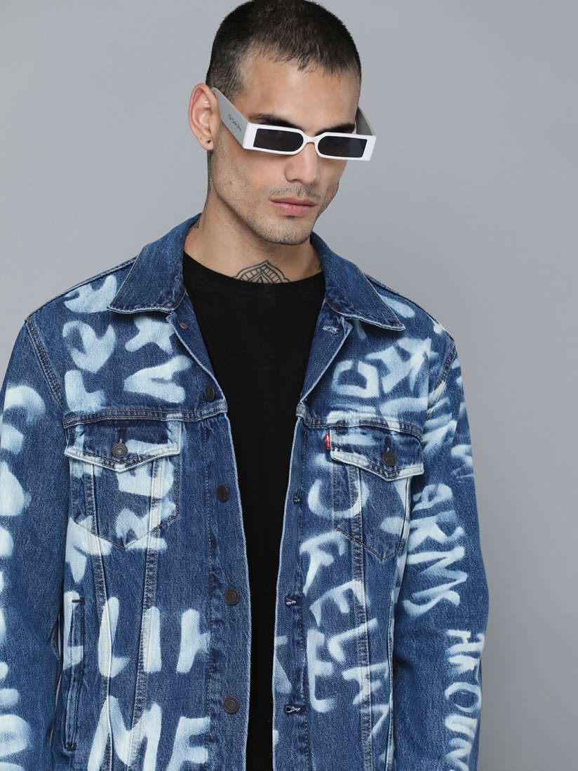 Levis denim waistcoat mens online