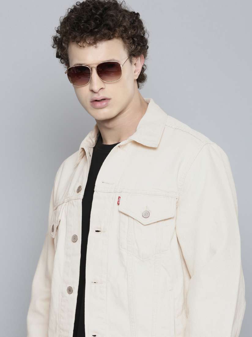 Buy Levis Pure Cotton Denim Jacket Jackets for Men 23037044 Myntra