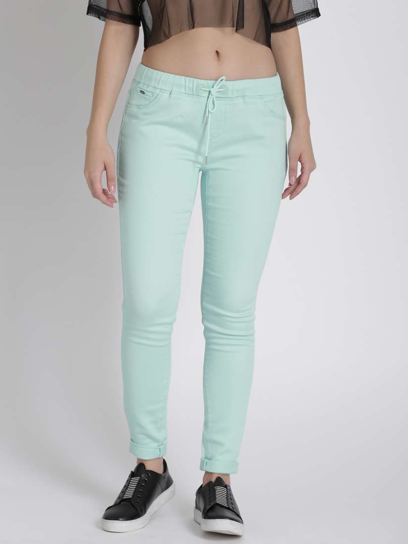Buy Splash Green Jeggings Jeggings for Women 2303788 Myntra