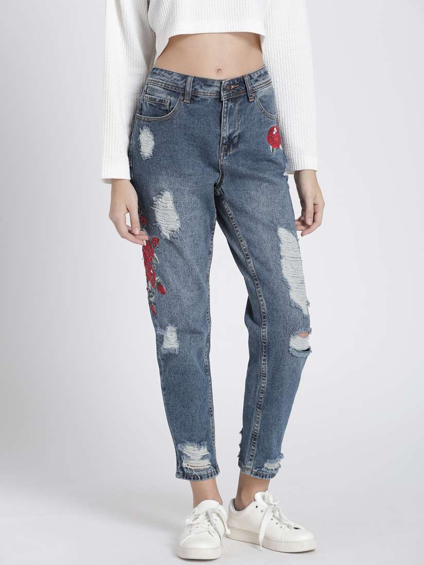 Myntra boyfriend jeans clearance