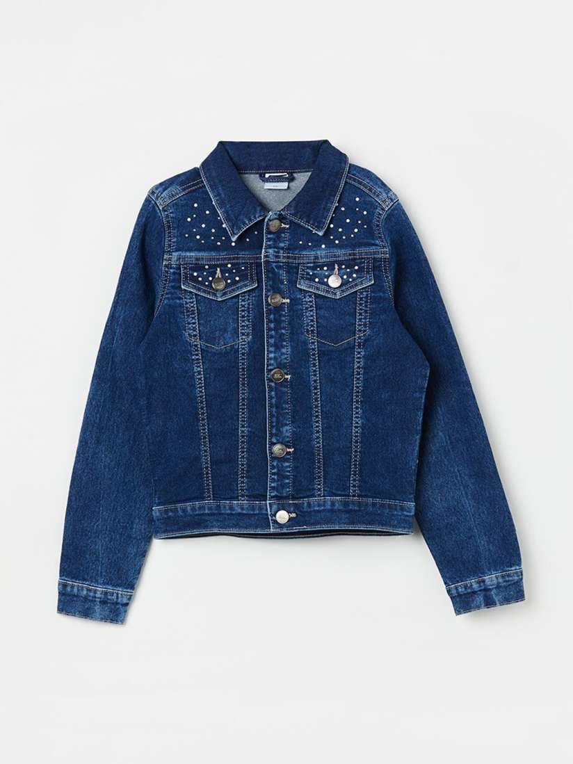 Buy Fame Forever by Lifestyle Kids Girls Washed Denim Jacket Jackets for Girls 23038958 Myntra