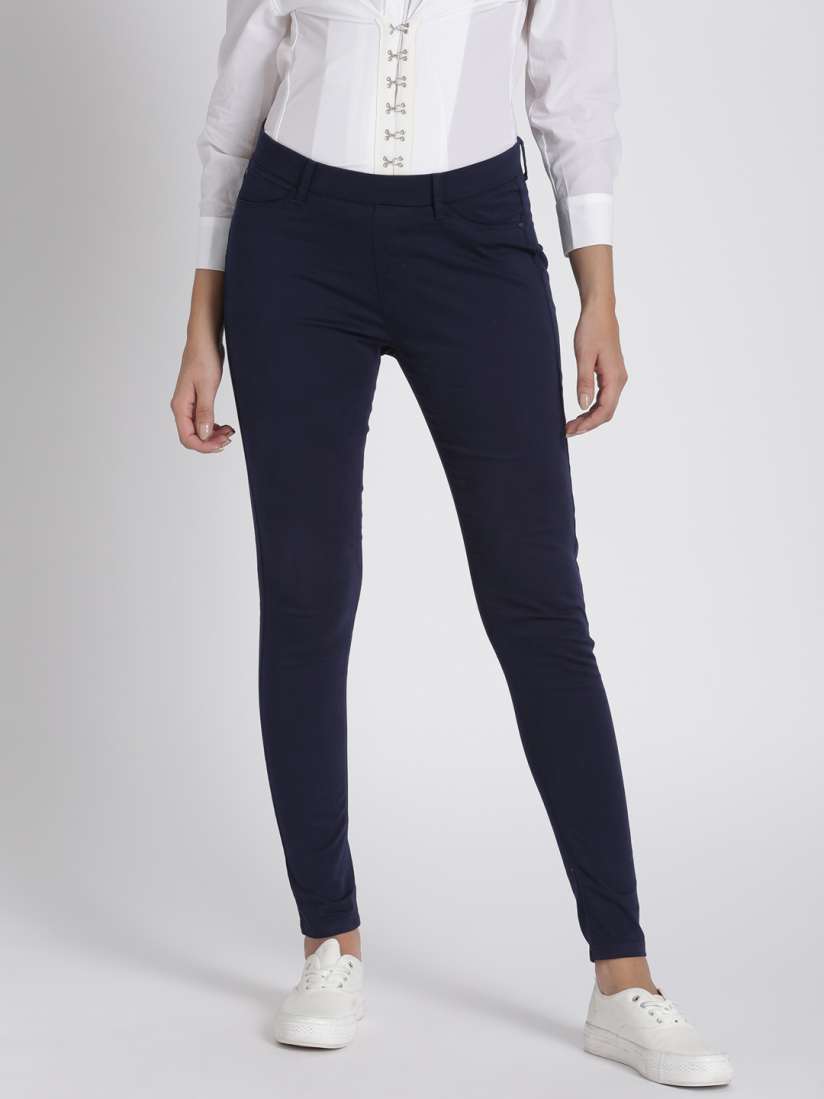 Buy Splash Navy Blue Jeggings Jeggings for Women 2303945 Myntra