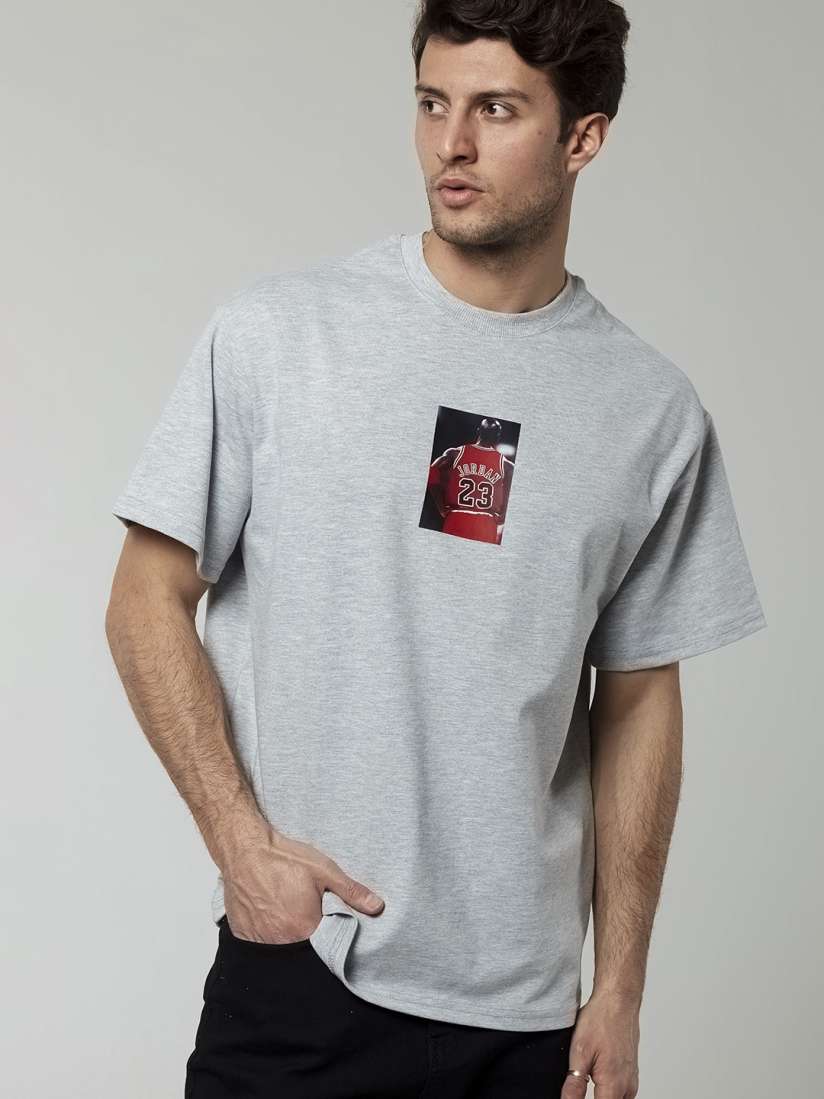 Buy catch Michael Jordan Print Oversized Pure Cotton T shirt Tshirts for Men 23040596 Myntra