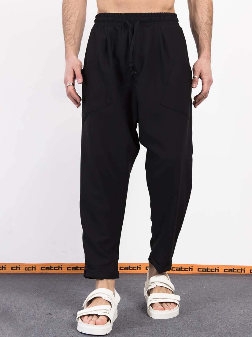 Mens loose fit track pants best sale