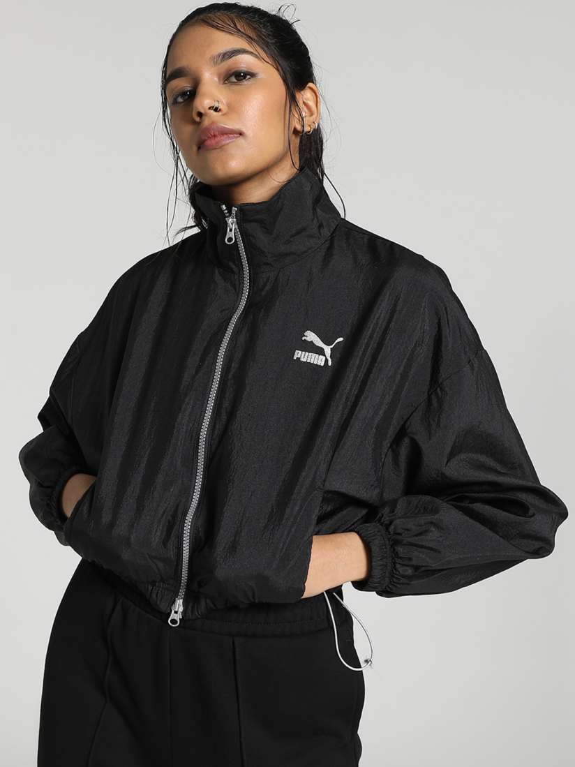 Buy Puma Star Quality Woven Sporty Jacket Jackets for Women 23047798 Myntra