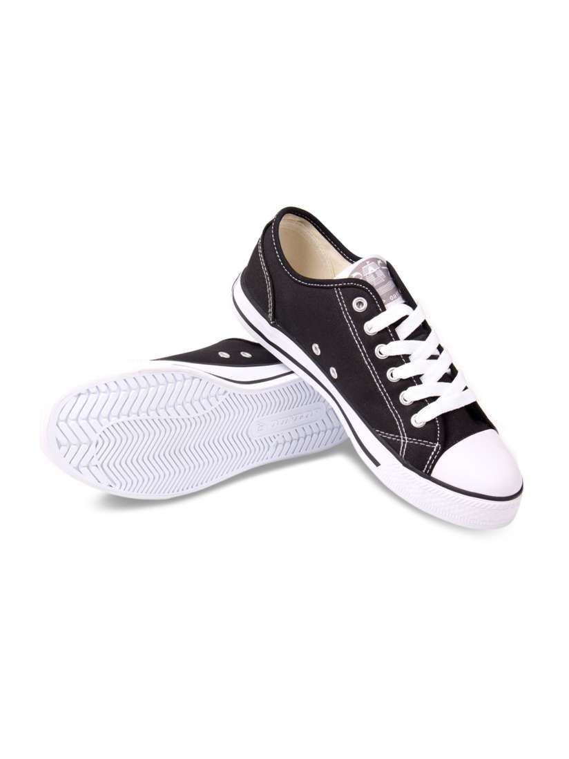 Buy Dunlop Women Black Sneakers Casual Shoes for Women 2304946 Myntra