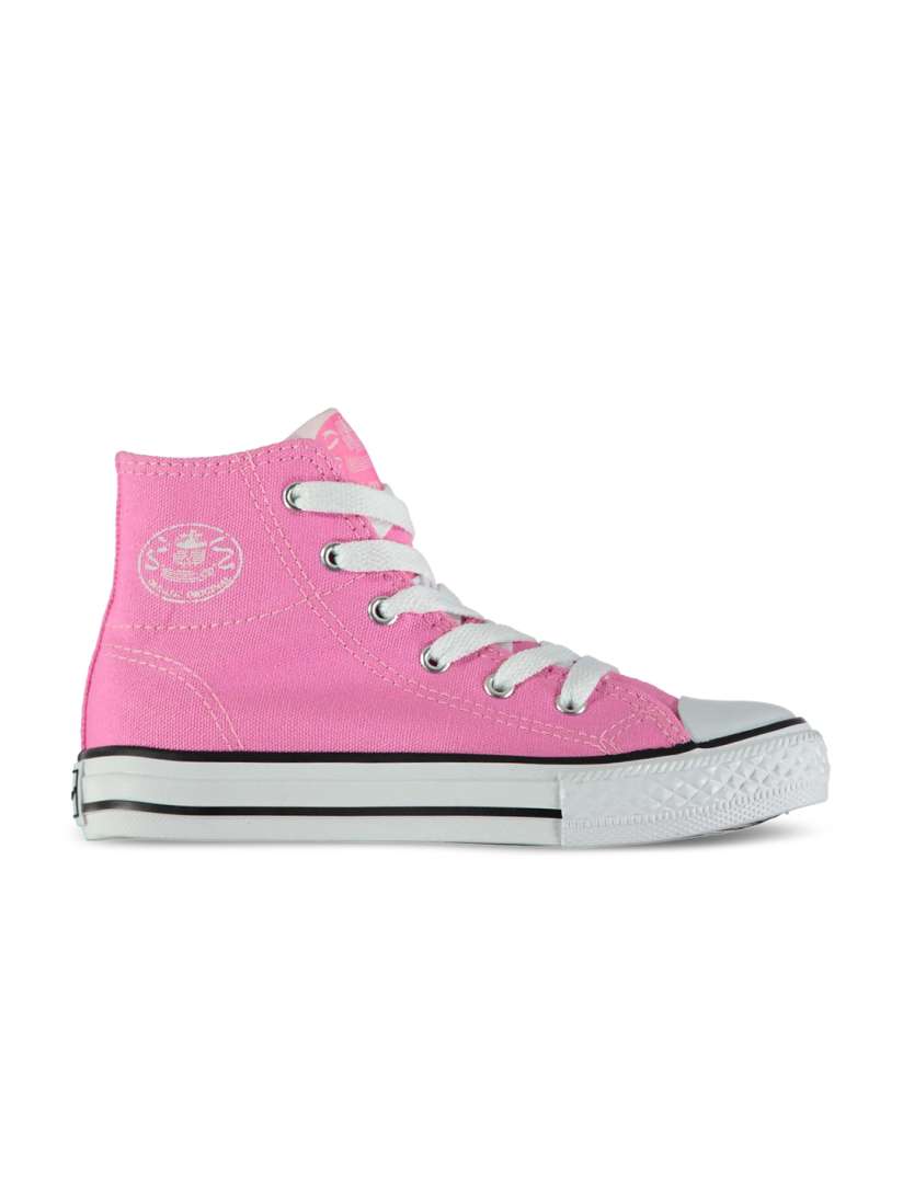 Buy Dunlop Unisex Pink Solid Canvas High Top Sneakers Casual Shoes for Unisex 2304980 Myntra