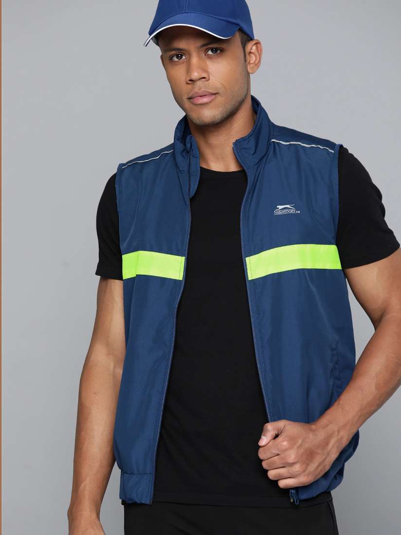 Half sleeve jackets for mens myntra sale
