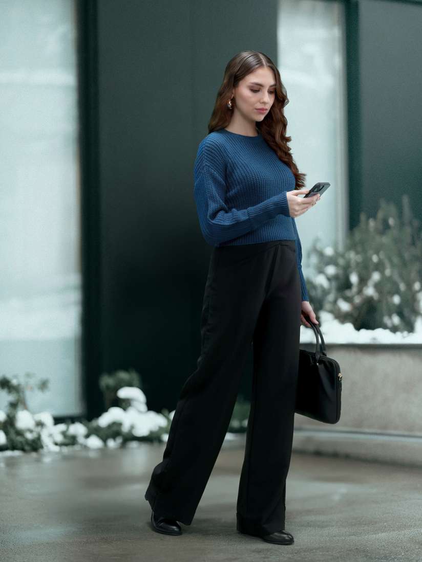 Buy DressBerry Women Solid Acrylic Pullover Sweaters for Women 23054544 Myntra