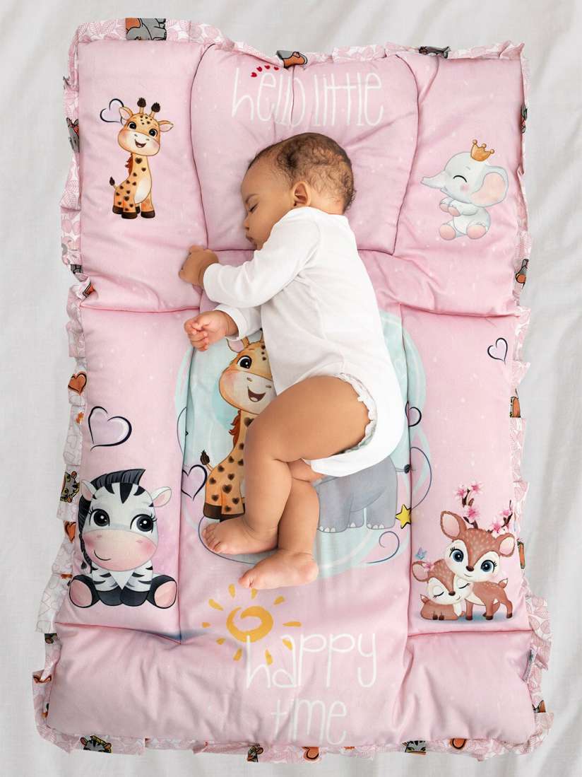 Buy Baby Moo Infant Kids Mattress Set With Neck Pillow Bolsters Baby Bed Sets for Unisex Kids 23061436 Myntra