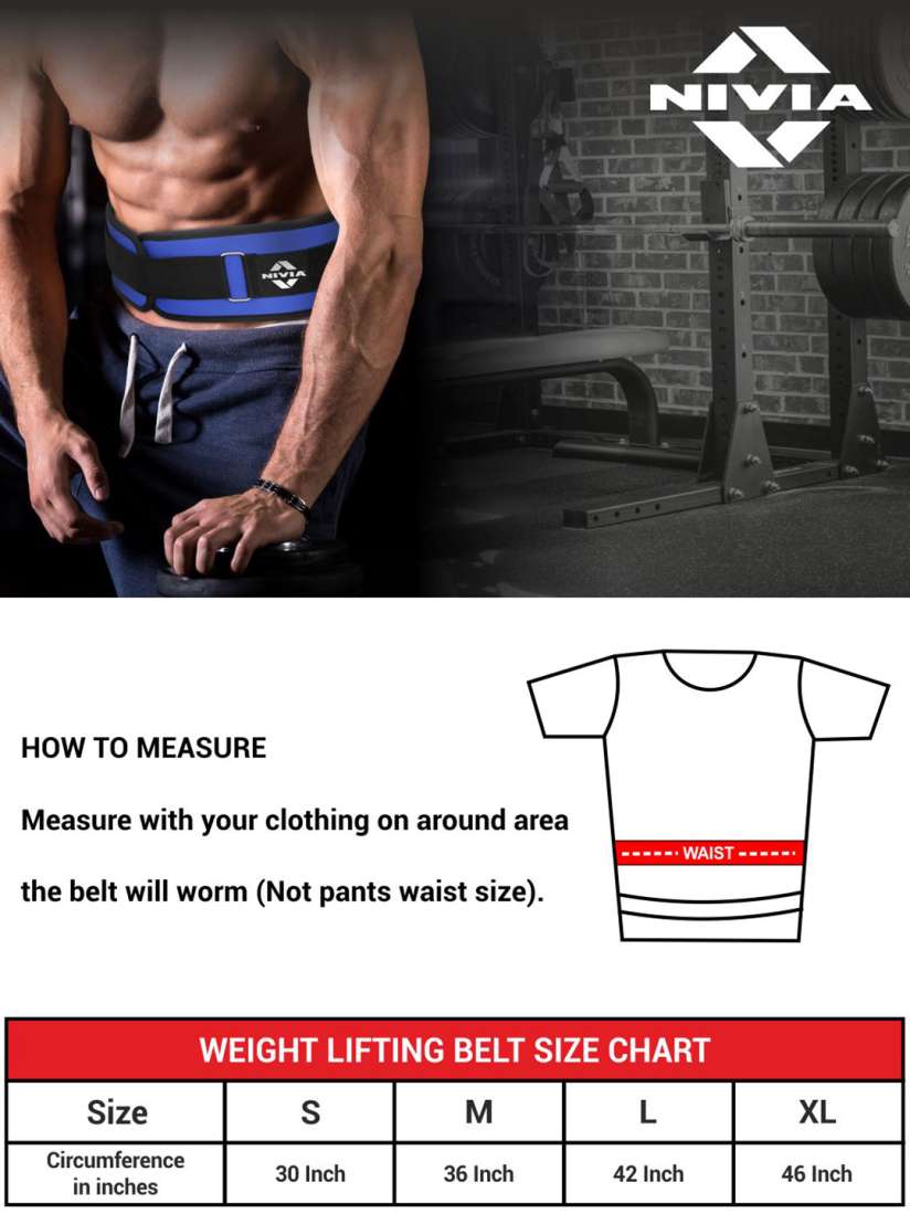 Nivia weight lifting belt best sale