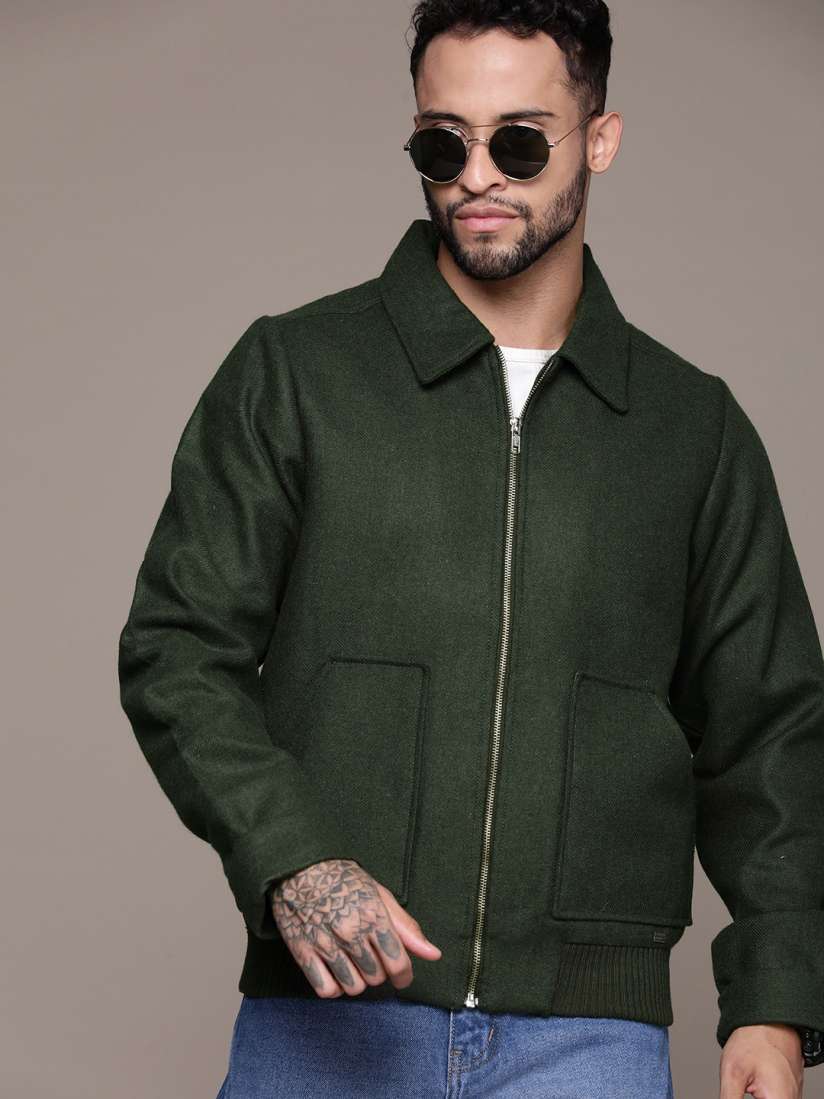 Jackets for men on myntra clearance