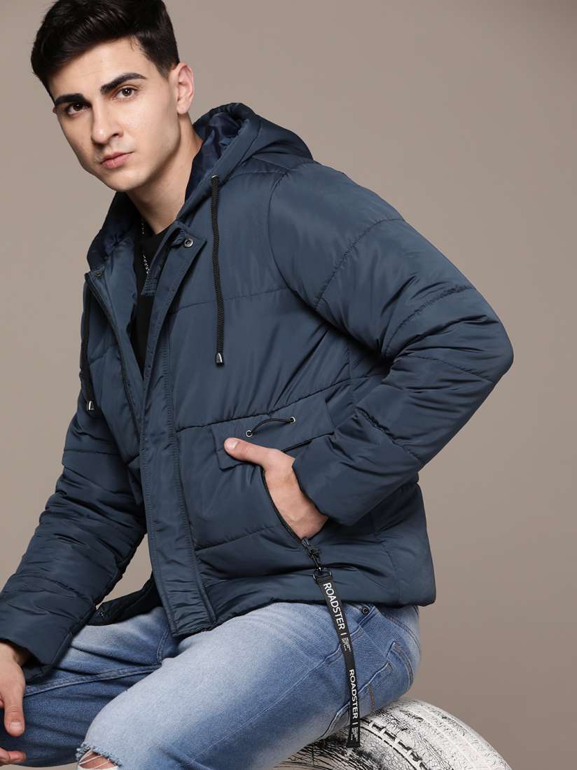 Buy The Roadster Lifestyle Co. Solid Padded Jacket Jackets for Men 23070376 Myntra