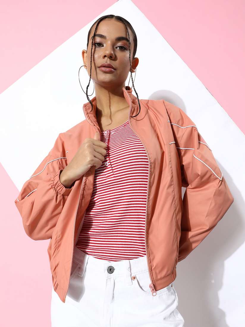 Buy The Roadster Life Co. Windcheater Bomber Jacket Jackets for Women 23071050 Myntra