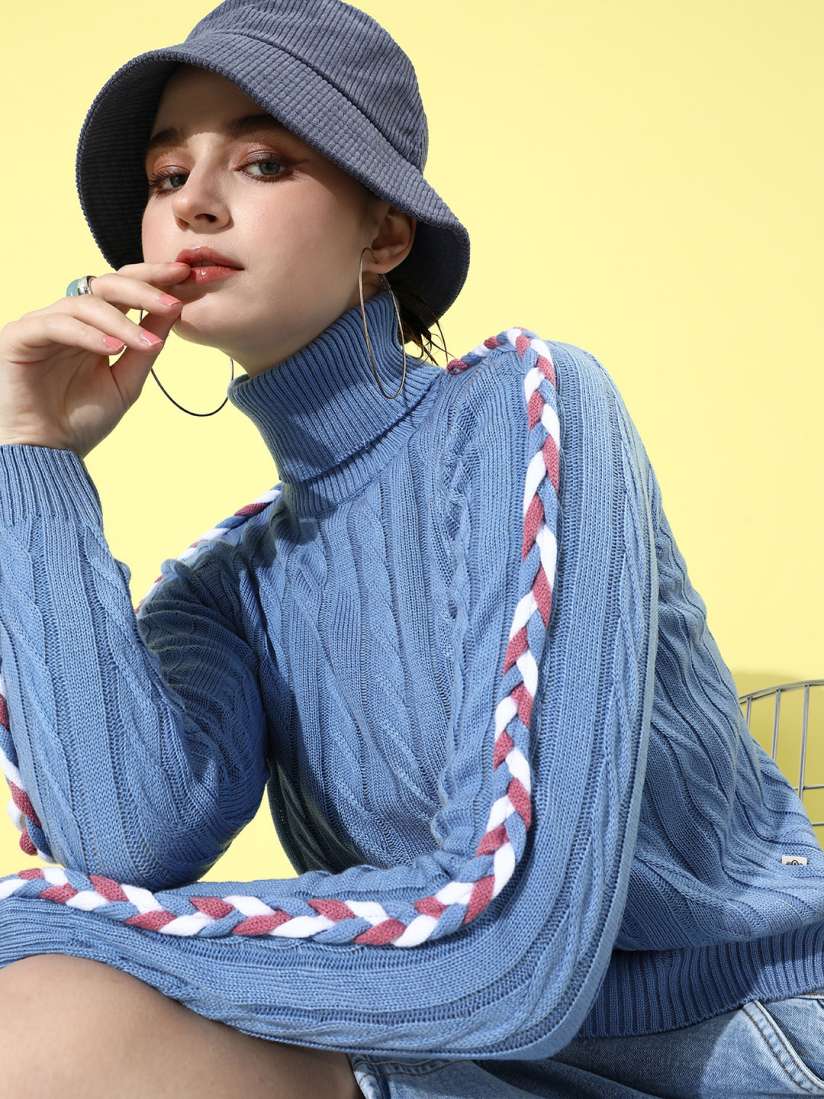 Buy The Roadster Life Co. Pullover Sweater Sweaters for Women 23071276 Myntra