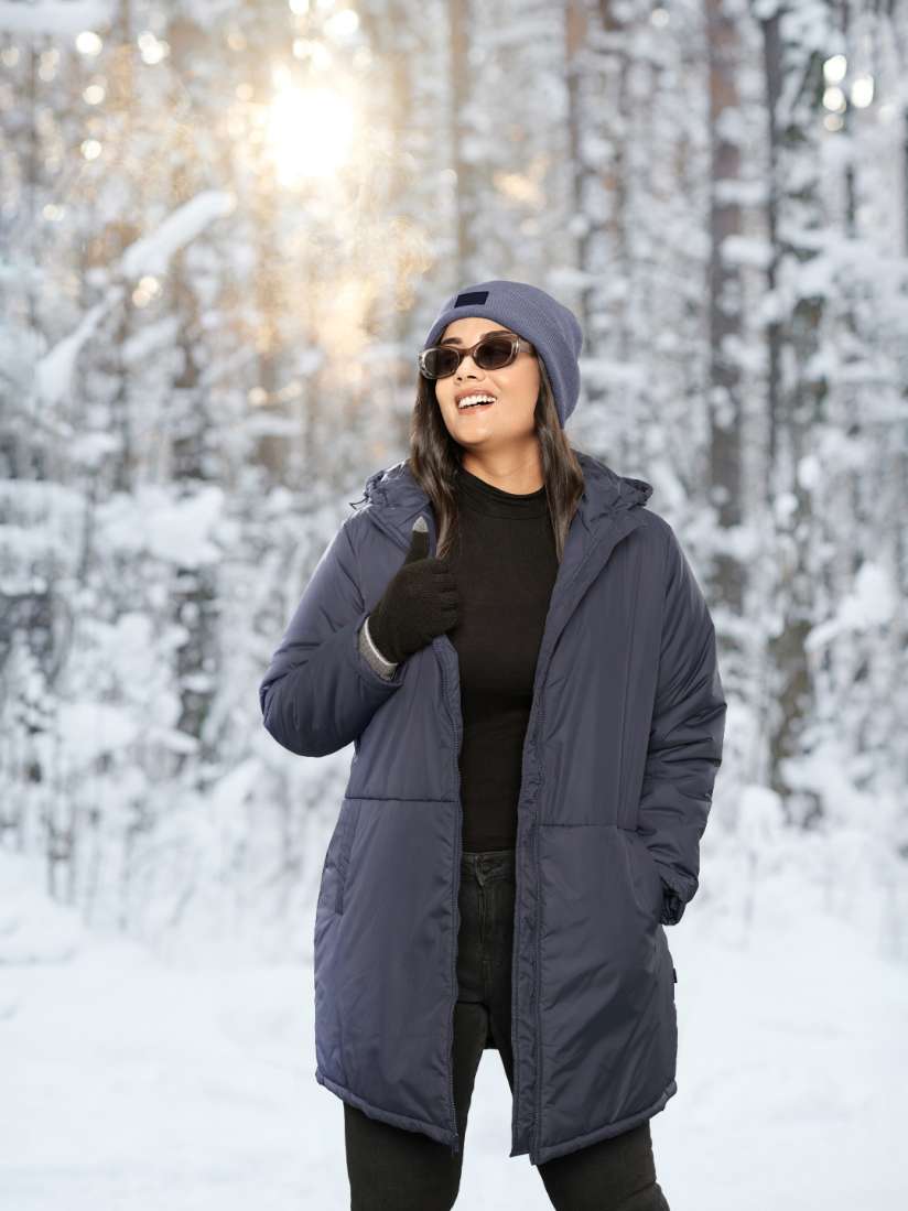 Buy Sztori Plus Size Longline Puffer Jacket Jackets for Women 23071944 Myntra