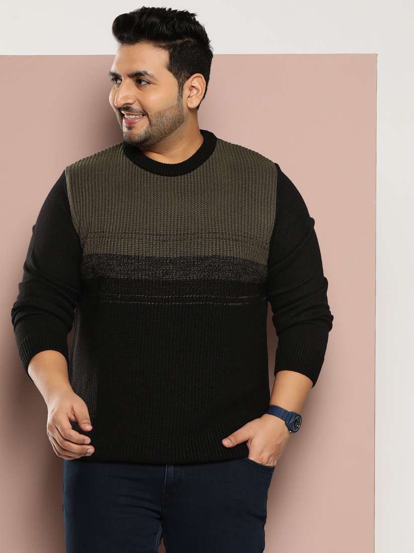 Buy Sztori Plus Size Cable Knit Acrylic Pullover Sweaters for Men 23072170 Myntra