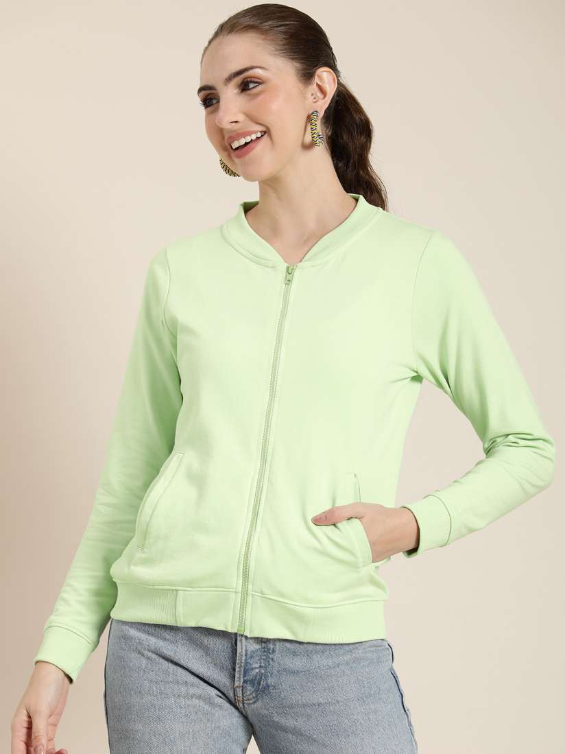 Mandarin collar sweatshirt sale