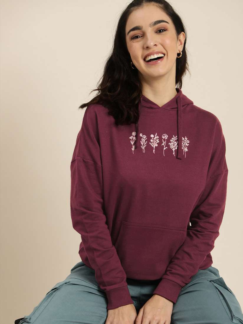 Myntra hooded sweatshirt outlet