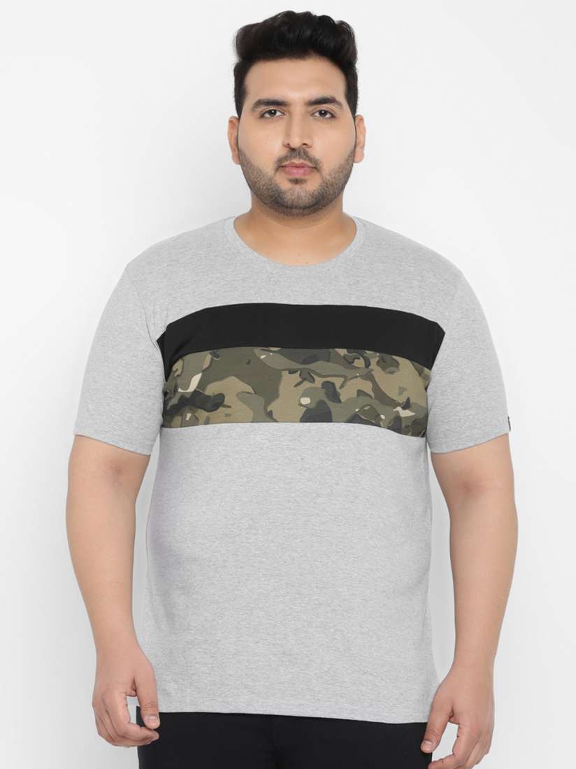 Buy Urbano Plus Camouflage Printed Pure Cotton T shirt Tshirts for Men 23077058 Myntra