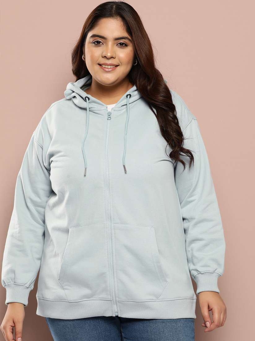 Buy Sztori Women Plus Size Hooded Sweatshirt Sweatshirts for Women 23079796 Myntra