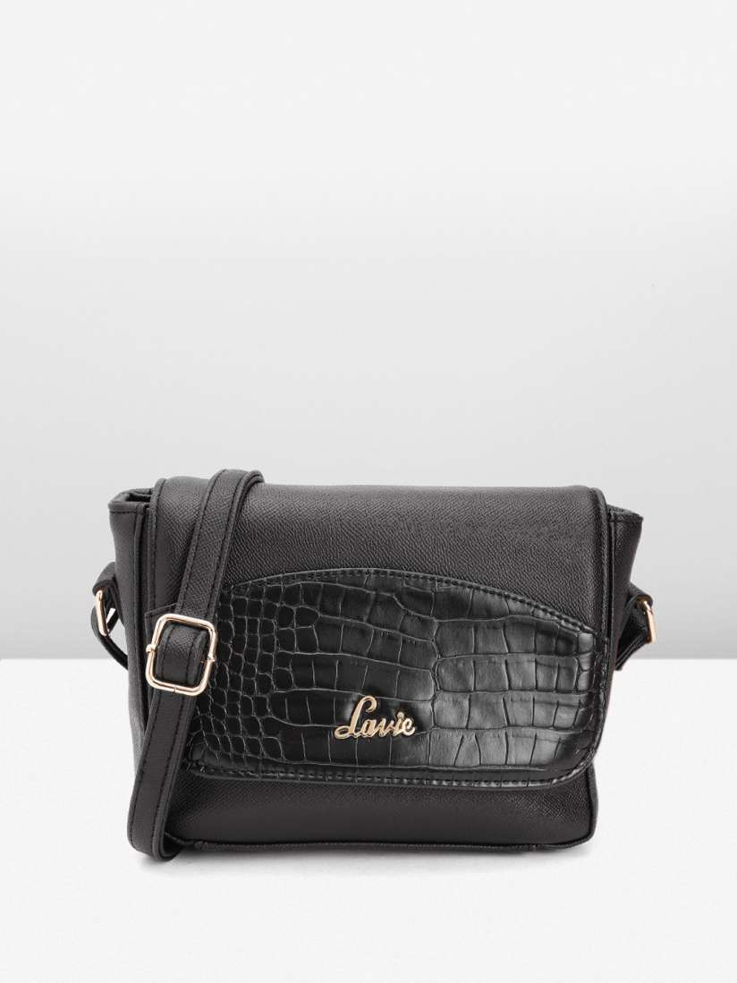 Buy Lavie Women Croc Textured Structured Sling Bag Handbags for Women 23084968 Myntra