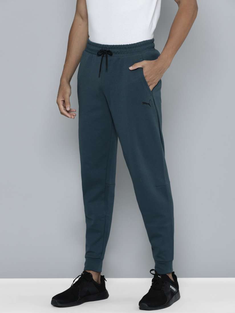 Puma slim fit joggers mens shop