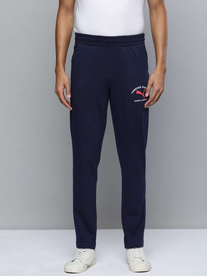 Buy one8 x PUMA Men Virat Kohli PUMA Logo Printed Slim Fit Track Pants Track Pants for Men 23088322 Myntra