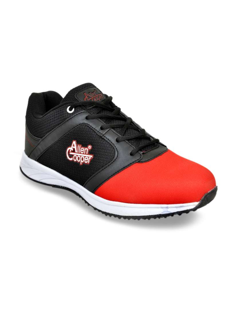 Buy Allen Cooper Men Black Running Shoes Sports Shoes for Men 2308900 Myntra