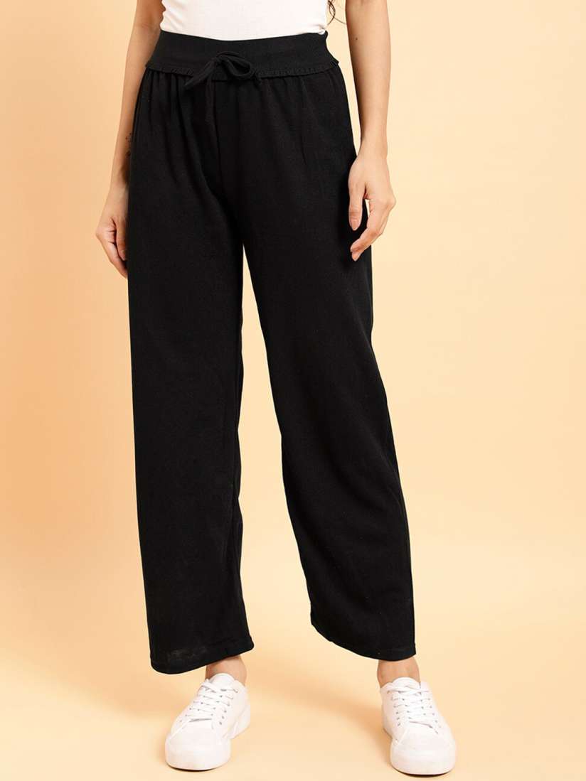 Buy MINT STREET Women Mid Rise Trousers Trousers for Women 23095064 Myntra