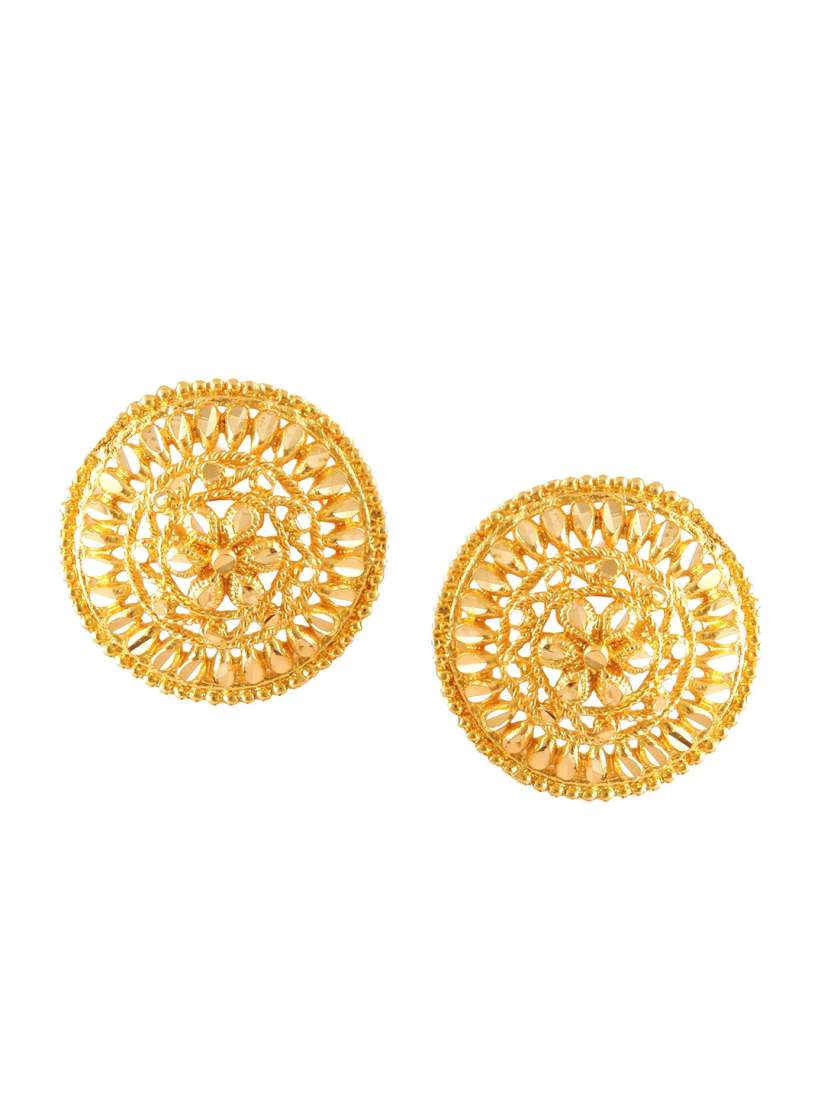 Buy Vighnaharta Gold Plated Floral Studs Earrings Earrings for Women 23105176 Myntra