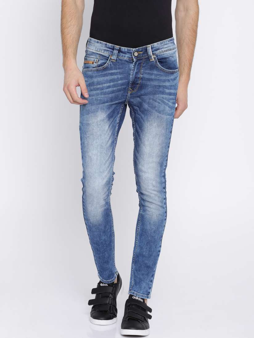 Buy SPYKAR Men Blue Super Skinny Fit Low Rise Clean Look Stretchable Jeans Jeans for Men 2311820 Myntra