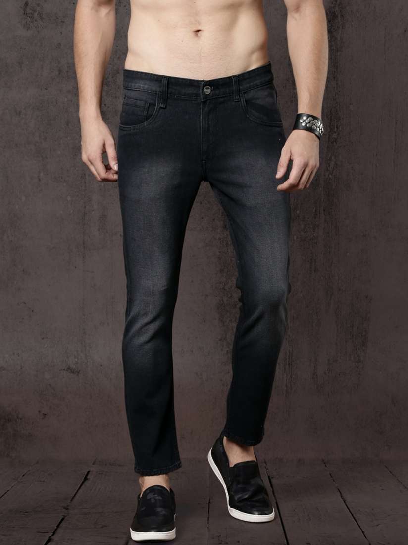 Mens ankle length jeans hot sale