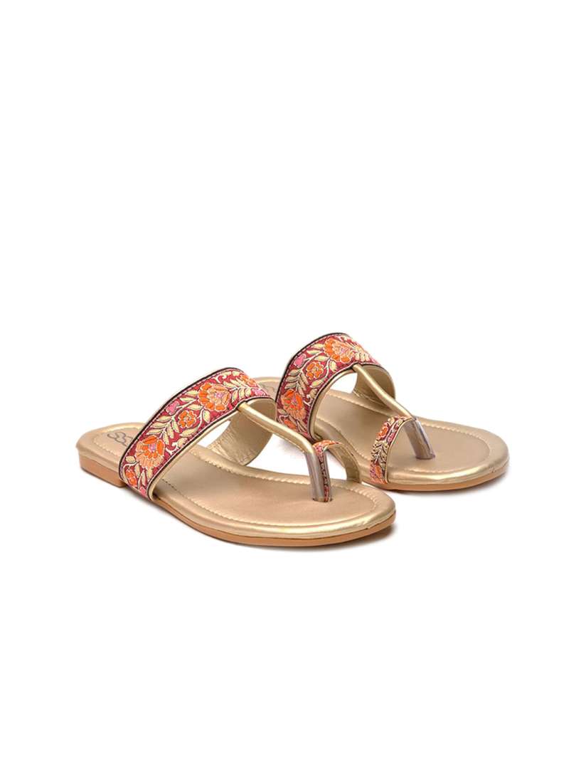 Street style store gold flats hotsell