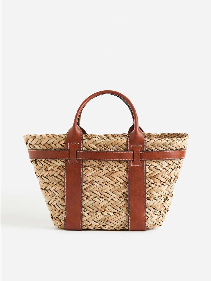H&m straw handbags 2025