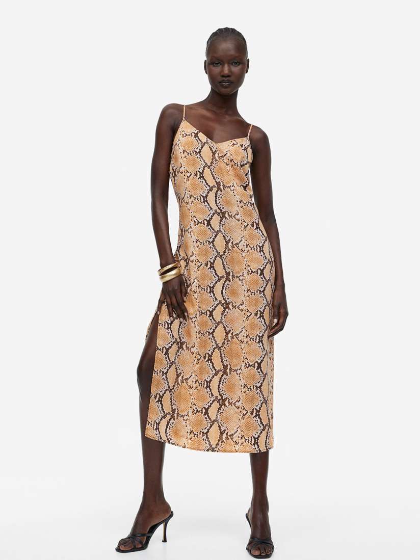 Buy H M Crepe Slip Dress Dresses for Women 23127362 Myntra