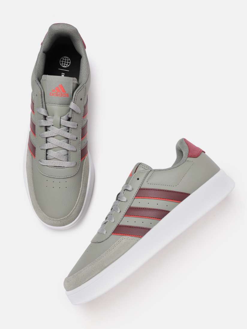 Adidas perforated lace-up shoes shop