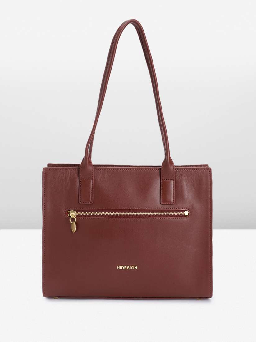 Buy Hidesign Leather Structured Shoulder Bag Handbags for Women 23140008 Myntra