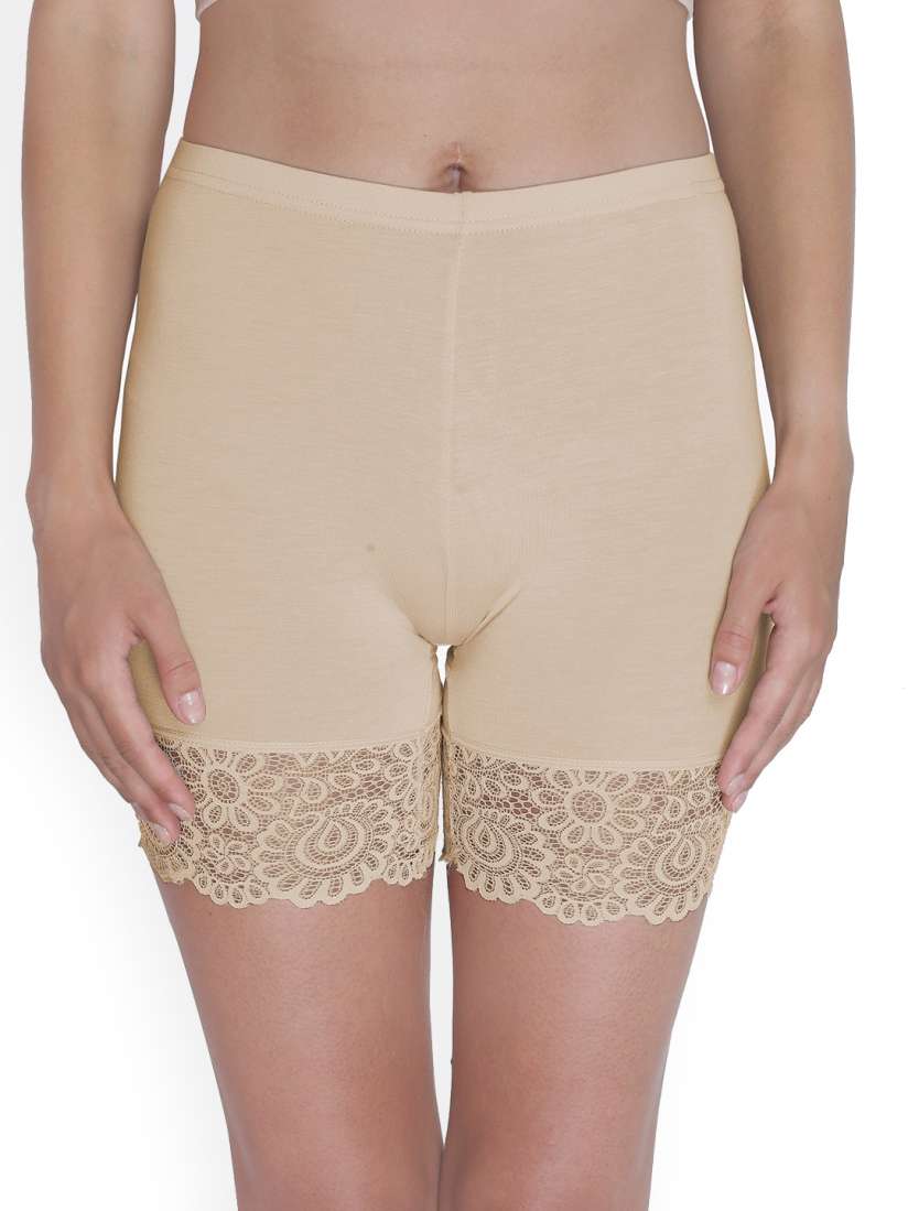 Under dress shorts lace deals