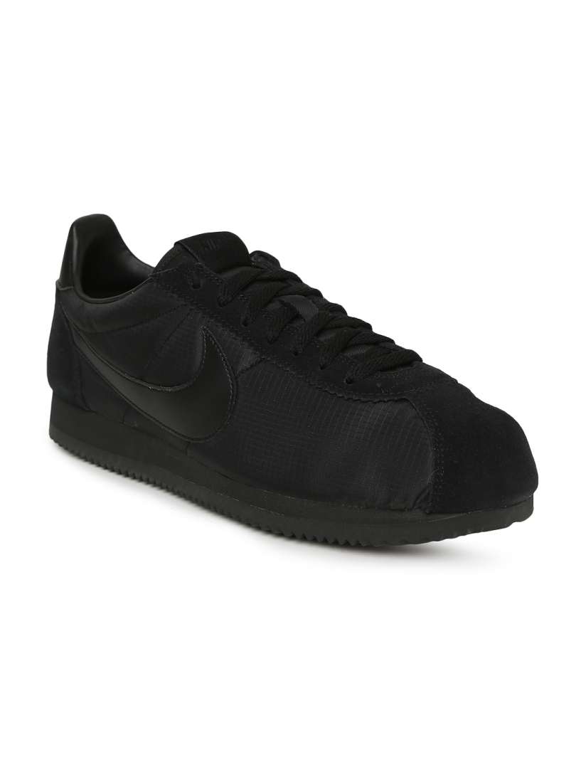 All black cortez shoes hotsell