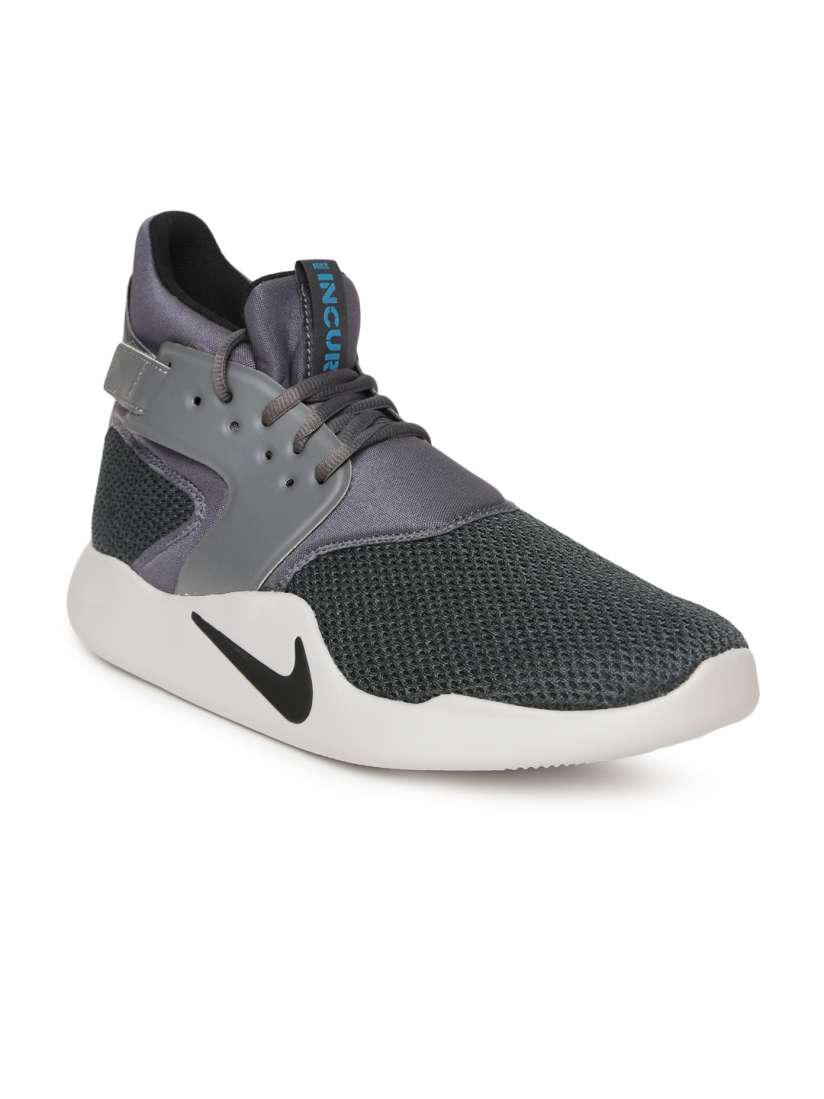 Buy Nike Men Charcoal Solid Textile NIKE INCURSION MID SE Mid Top Sneakers Casual Shoes for Men 2314780 Myntra
