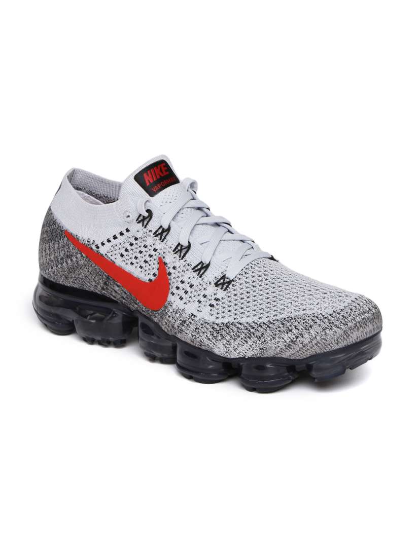 Buy Nike Men Grey AIR VAPORMAX FLYKNIT Running Shoes Sports Shoes for Men 2314813 Myntra