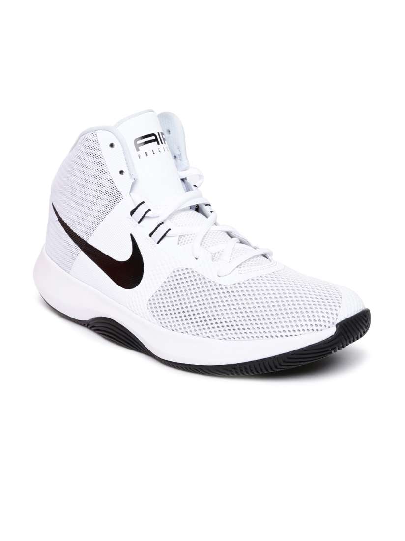 Nike air precision white basketball shoes clearance