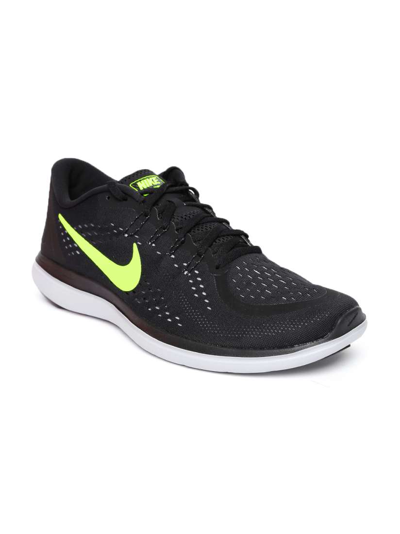 Buy Nike Men Black FLEX 2017 RN Running Shoes Sports Shoes for Men 2314838 Myntra