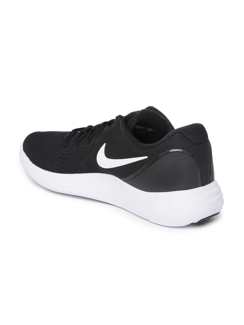 Nike lunar apparent black running shoes top