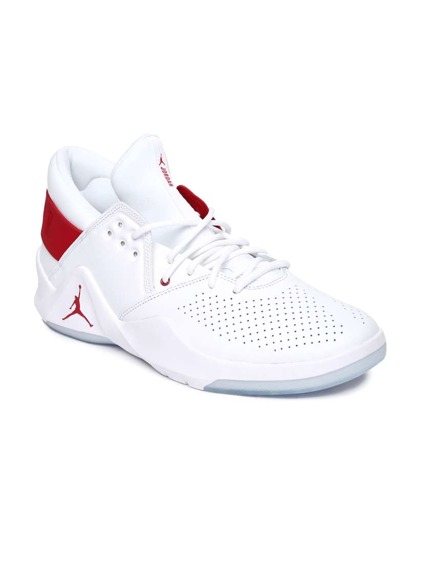 Buy Nike Men White Leather JORDAN FLIGHT FRESH Mid Top Basketball Shoes Sports Shoes for Men 2314908 Myntra