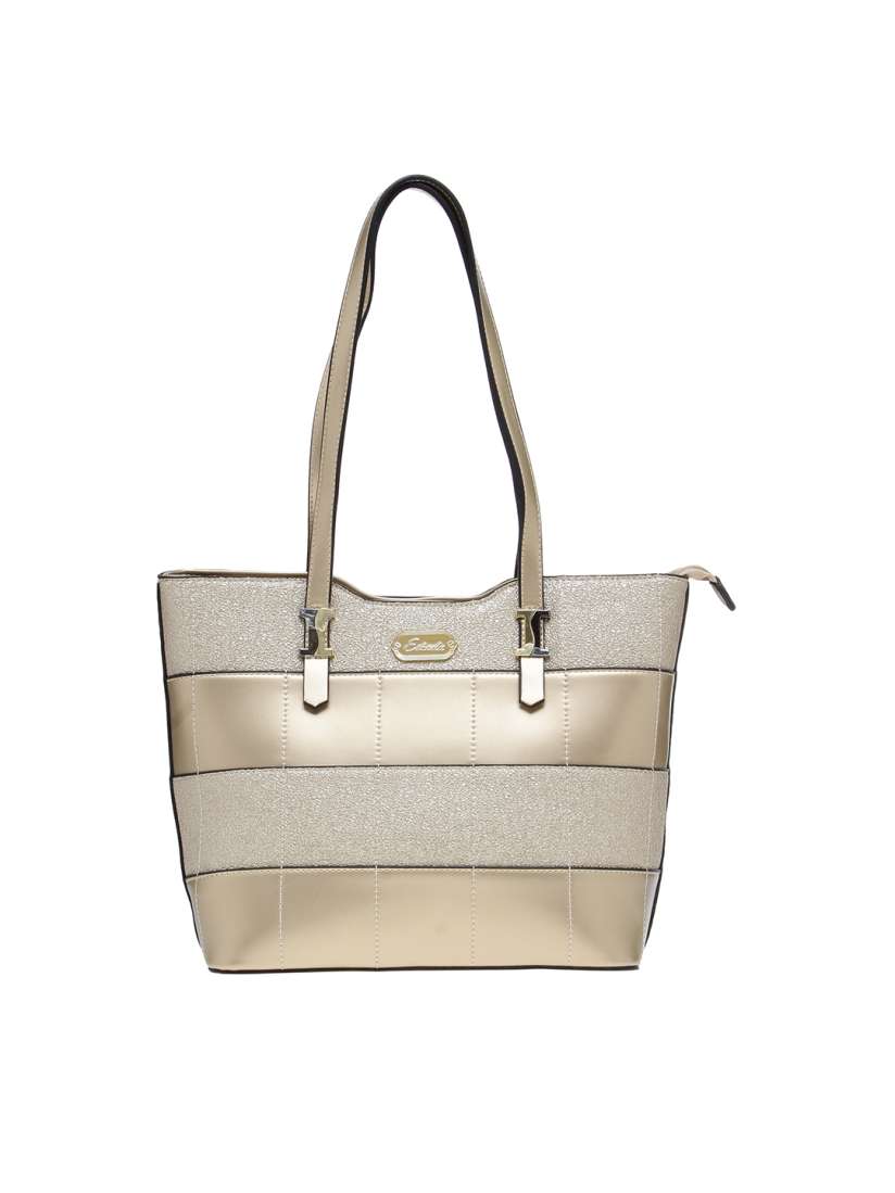 Buy ESBEDA Gold Toned Checked Shoulder Bag Handbags for Women 2314949 Myntra