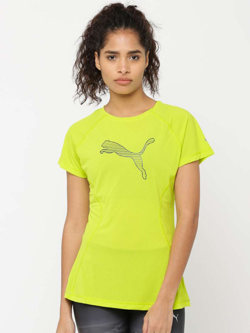 Puma lime green shirt best sale